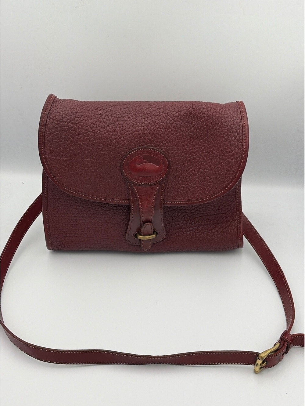 Vintage Dooney & Bourke All-Weather Leather Essex Crossbody Bag